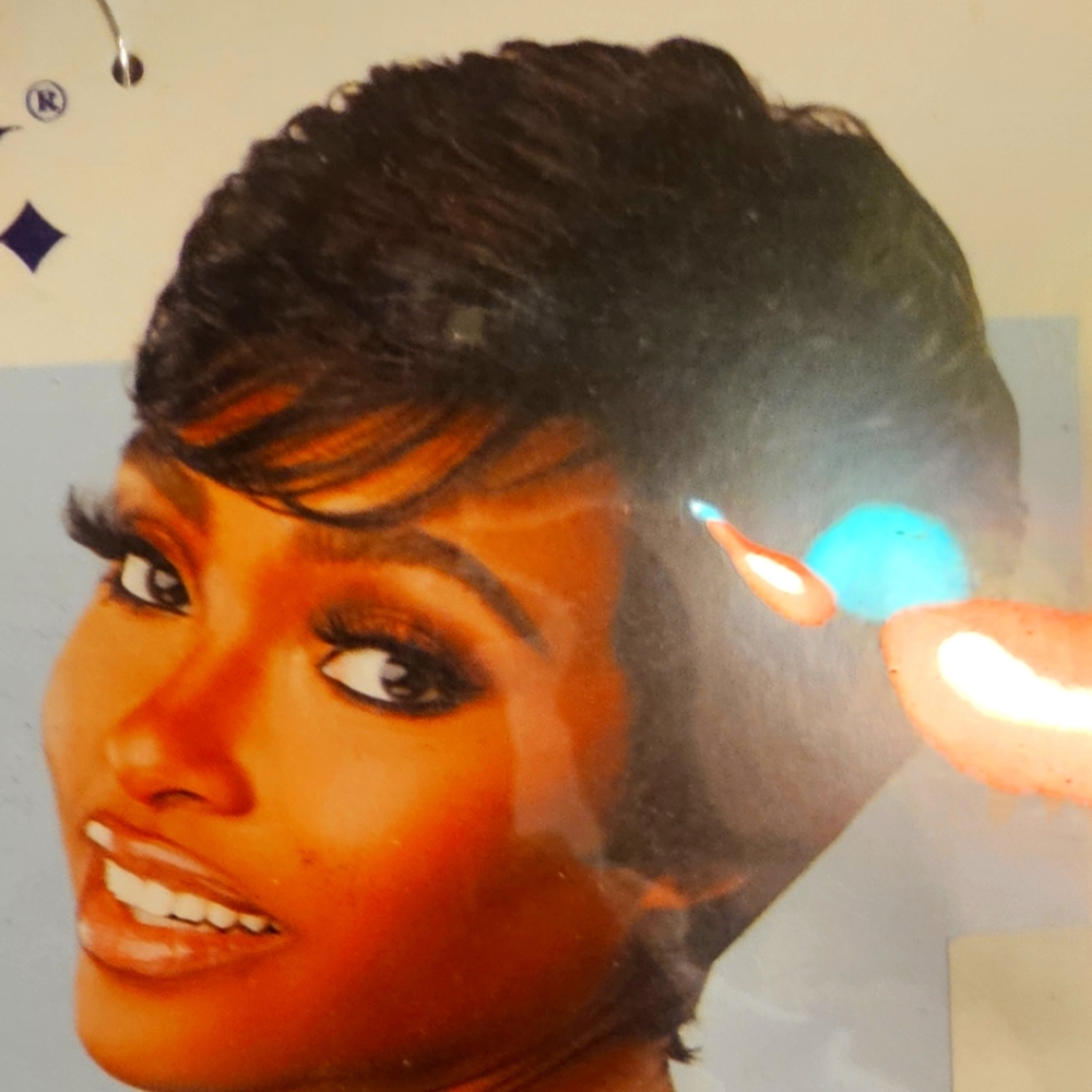 Short Black Full Wig for Women